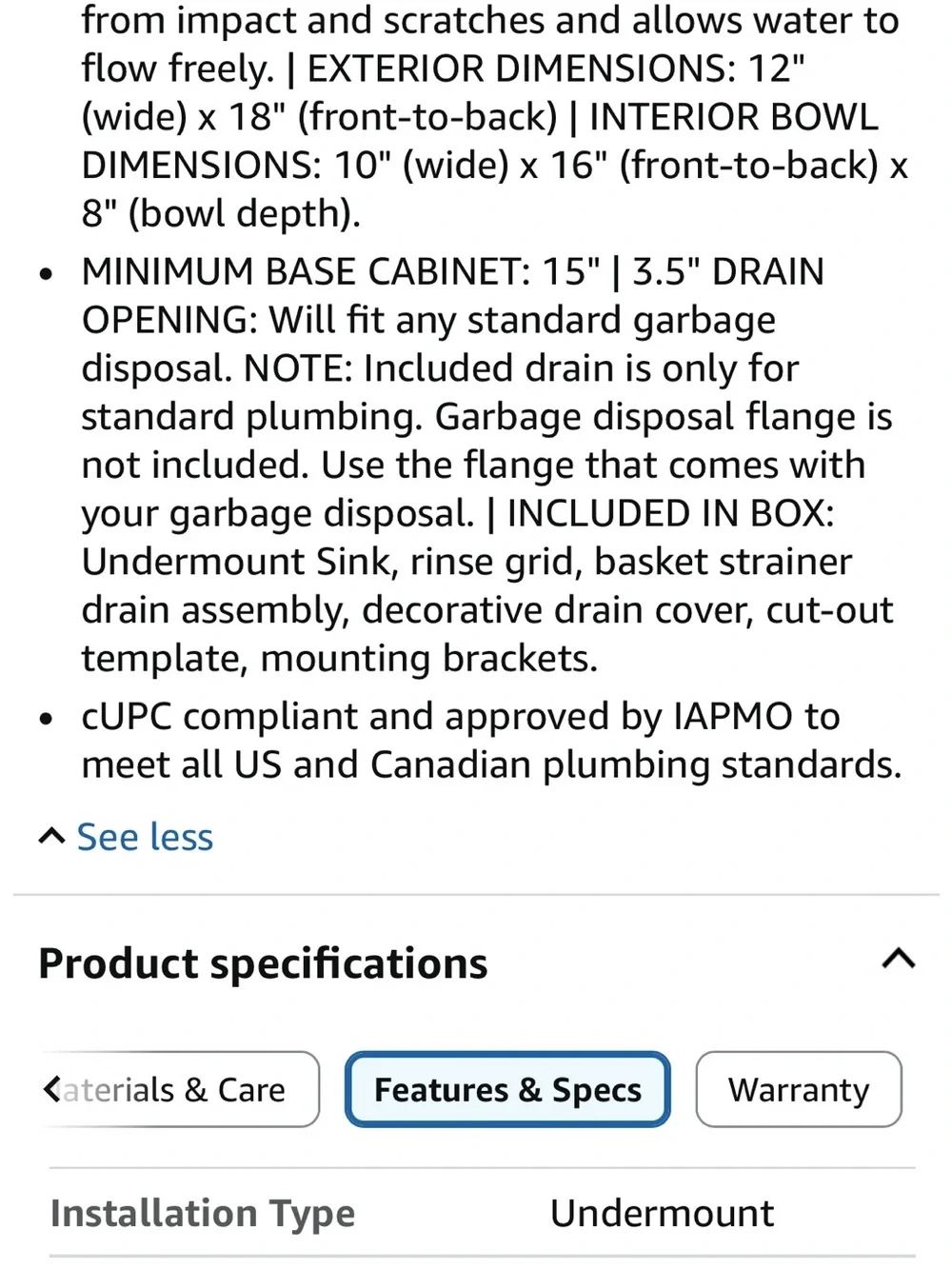 12x18-in Undermount Bar Sink in Silver Stainless Steel